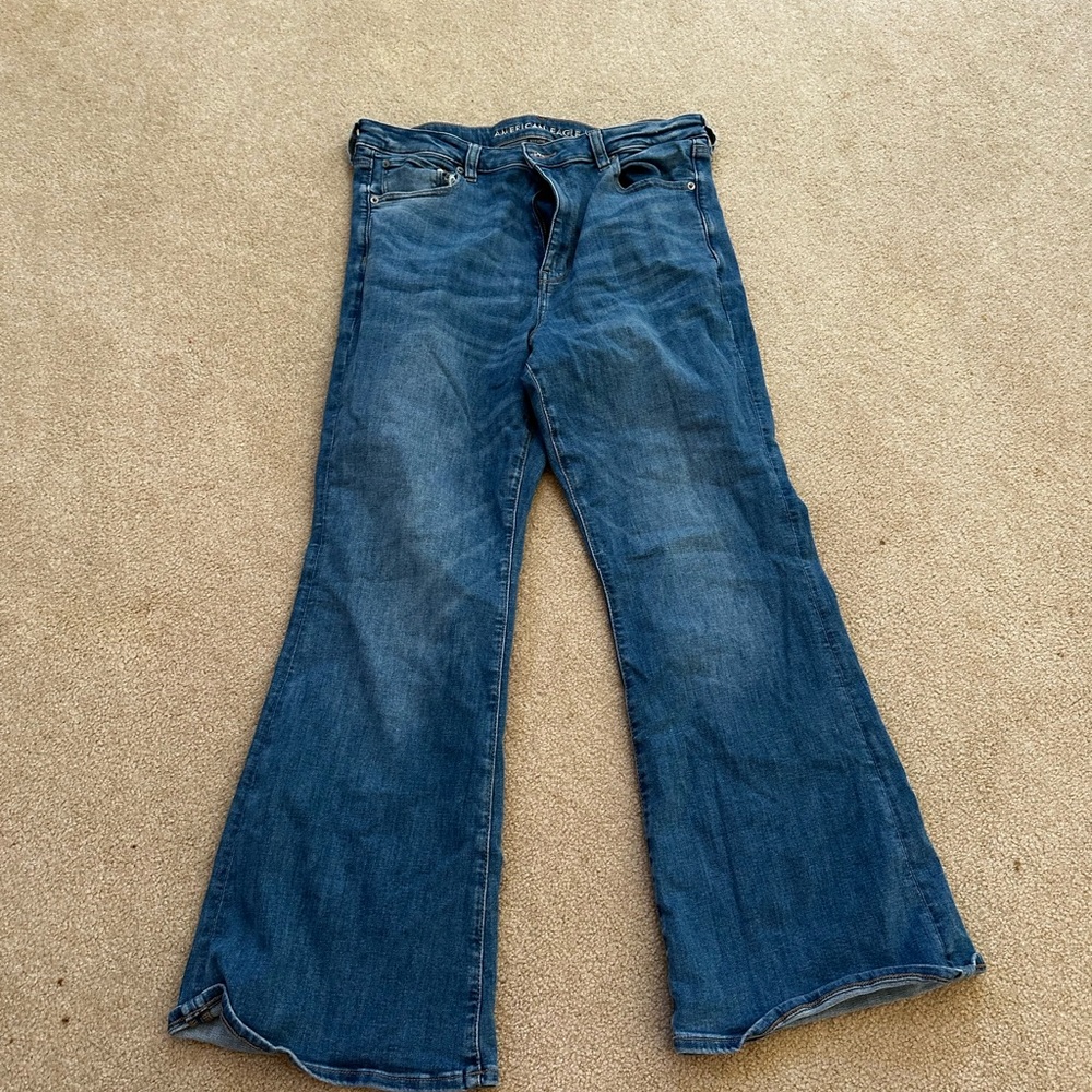 American Eagle Outfitters Blue Flare Jeans